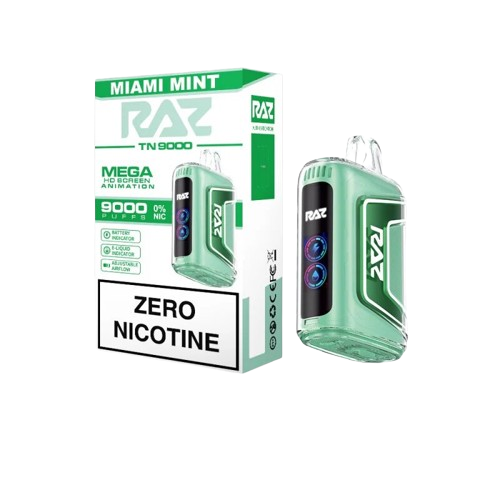 MIAMI MINT - RAZ TN9000 ZERO NICOTINE